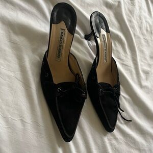 Manolo Blahnik Black Women's Heels